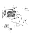 Chrysler Radiator Diagram - 68033819AA