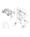 Ram ProMaster City Door Latch Assembly Diagram - 68266347AA