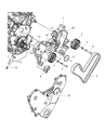 2004 Chrysler Pacifica Timing Cover Diagram - 4792690AA