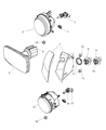 Jeep Patriot Fog Light Diagram - 68081399AA