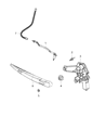 Jeep Renegade Windshield Wiper Diagram - 68256590AA