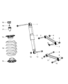 Jeep Commander Control Arm Diagram - 68005174AA