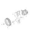 Ram Power Steering Pump Diagram - 68214885AA