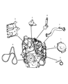 Chrysler PT Cruiser Alternator Diagram - 5080464AC