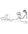 Jeep Brake Line Diagram - 52128311AA