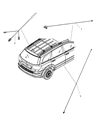 2011 Dodge Journey Antenna Diagram - 68086722AA
