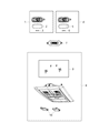 2013 Ram 3500 Dome Light Diagram - 68321543AA