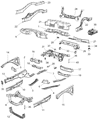 Dodge Front Cross-Member Diagram - 68174057AA