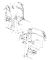 1998 Dodge Caravan Seat Belt Diagram - GK39LAZ