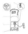 Chrysler Prowler Fuel Level Sensor Diagram - 5016845AA