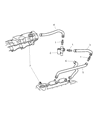 Chrysler PCV Hose Diagram - 5097787AA