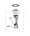 Ram 3500 Fuel Level Sensor Diagram - RL084721AA