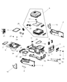 2015 Ram 1500 Armrest Diagram - 6BZ37DX9AA