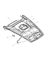 Dodge Viper Air Deflector Diagram - 5029047AA