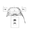 Jeep Compass Dome Light Diagram - 68303235AA