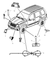Jeep Wrangler Yaw Sensor Diagram - 56029327AB
