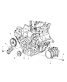 Chrysler PT Cruiser A/C Compressor Diagram - 5058032AC