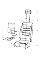 Jeep Wrangler Seat Heater Diagram - 55057301AA
