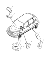 2010 Chrysler PT Cruiser Air Bag Diagram - ZE64XDHAF