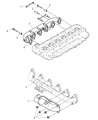 2008 Dodge Ram 3500 Exhaust Manifold Diagram - 5135788AC