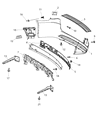 Ram C/V Bumper Diagram - 68125727AB