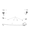 Jeep Grand Cherokee Windshield Washer Nozzle Diagram - 68078293AA
