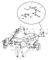 Dodge Dakota Sway Bar Link Diagram - 52106303AA