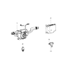 Ram ProMaster 3500 Air Bag Control Module Diagram - 68303232AA