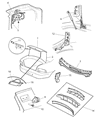Chrysler Sebring Trunk Lid Latch Diagram - 5056225AA