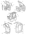 Dodge Ram 5500 Door Seal Diagram - 55277217AA