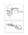 Chrysler Air Intake Coupling Diagram - 68321752AA