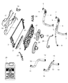 Jeep Compass Radiator Hose Diagram - 68189361AB