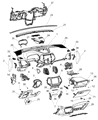 Jeep Glove Box Diagram - 1UH81LC5AA