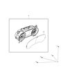 Jeep Wrangler Instrument Cluster Diagram - 68377789AD