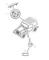 Jeep Wrangler Dome Light Diagram - 56047114AD