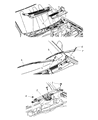 Jeep Grand Cherokee Wiper Pivot Diagram - 68040581AA