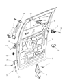 Dodge Caravan Door Handle Diagram - HT20SC1