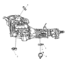 Dodge Ram 1500 Back Up Light Switch Diagram - 5143964AA