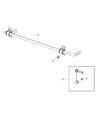 Jeep Sway Bar Link Diagram - 68224850AA