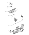 Jeep Automatic Transmission Shifter Diagram - 68428790AB