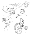Jeep Belt Tensioner Diagram - 4854089