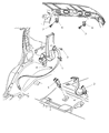 2004 Jeep Grand Cherokee Seat Belt Diagram - 5GY081T5AE