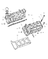 2008 Jeep Grand Cherokee Cylinder Head Diagram - 68032945AA