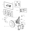 Dodge Journey Wheel Hub Diagram - 4721010AB
