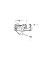 Jeep Compass Starter Motor Diagram - 4801830AC