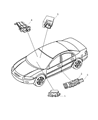 Chrysler Sebring Air Bag Control Module Diagram - 5084103AD