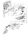 Dodge Steering Column Diagram - 4690664AD