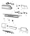 Dodge Challenger Back Up Light Diagram - 5028775AB