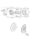 Chrysler Aspen Brake Caliper Diagram - 5179881AA