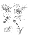 Dodge Neon Steering Column Diagram - 4664225AE